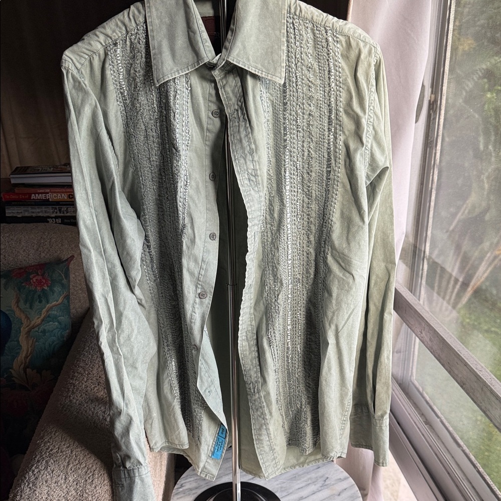ROAR MEN'S SHIRT SIZE LARGE 100% Cotton